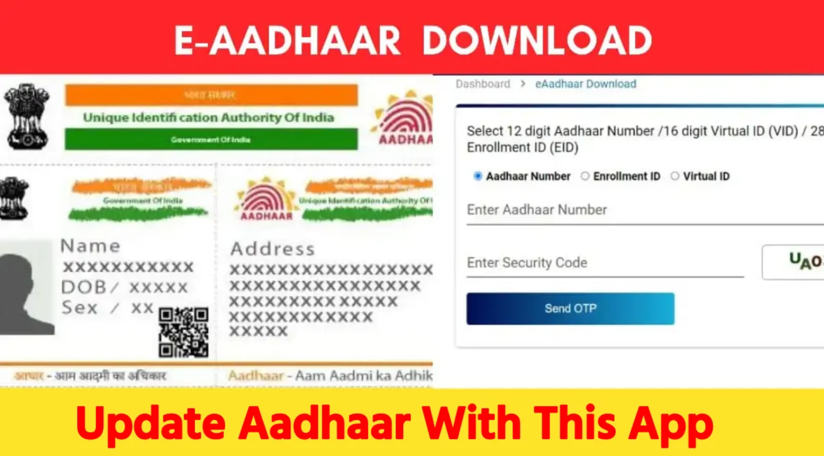 Update Aadhaar With This App