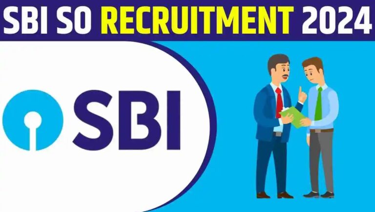 SBI SO Recruitment 2024